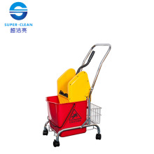 Down-Press Single Mop Wringer Trolley